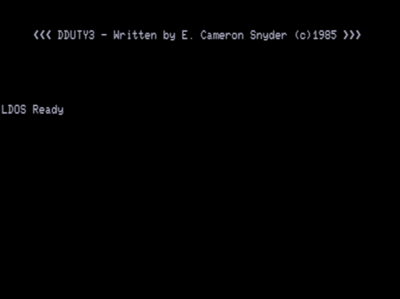 Screen shot